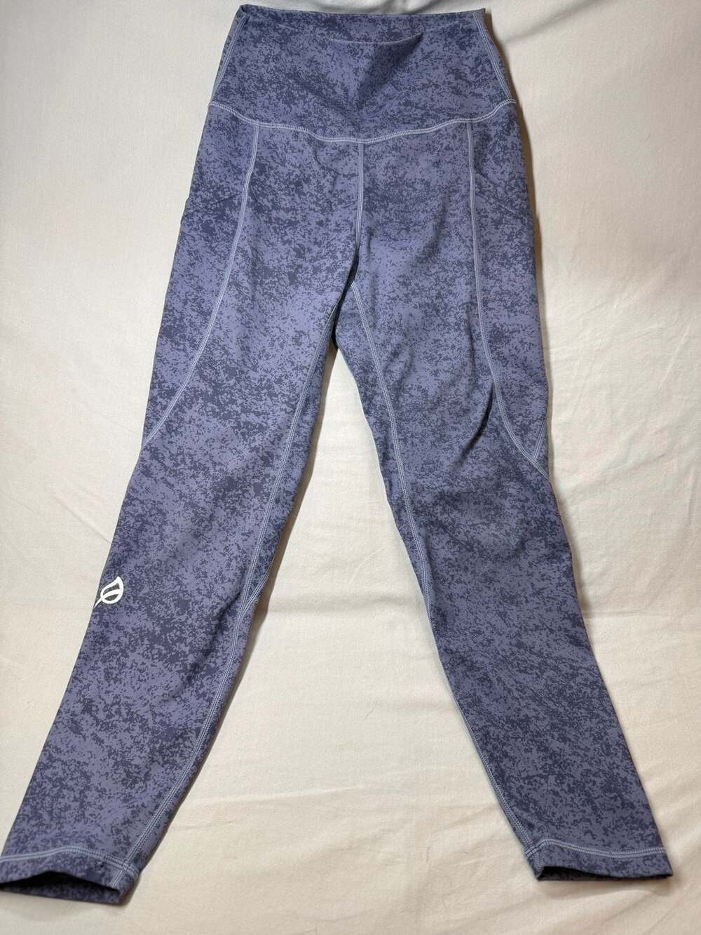 P'tula Alainah III Pocket Leggings in Purple Granite Print